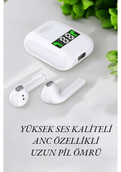 Dokunmatik Kontrol ve LED Göstergeli Tws Bluetooth Kulaklık