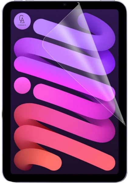 Apple iPad Mini 7 A17 Pro (A2993-A2995) Uyumlu Tam Koruma Nano Esnek Tablet Kırılmaz Ekran Koruyucu