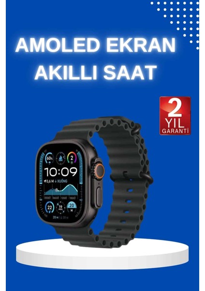 Akıllı Saat Bluetooth Bağlantılı Nfc ve Gps Uyumlu Nabız Ölçer Sesli Görüşme