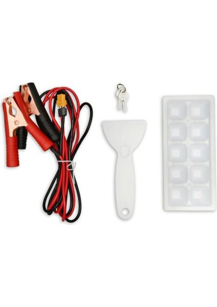 90 Lt 12-24v Marin/Karavan Kompresörlü Buzdolabı Temperli Cam Kapak Limited Edition Siyah