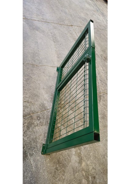 Bahçe Kapısı-Panel Çit Kapısı-Çift Kanatlı Kapı YEŞIL(-100 cm Yükseklik- 150 cm Eni) fırsatları