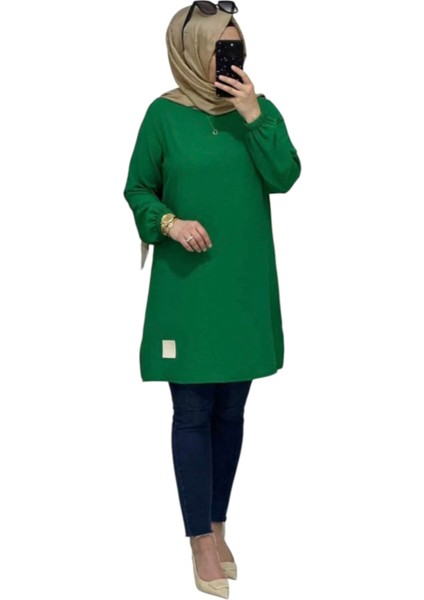 Ayrobin Kumaş Armalı Tunik