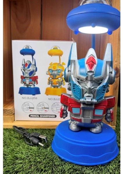 Transformers Şarjlı Masa Lambası ~ Kalem Tıraş