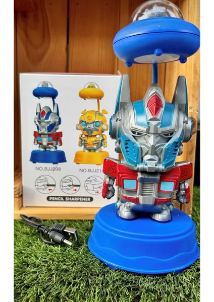 Transformers Şarjlı Masa Lambası ~ Kalem Tıraş