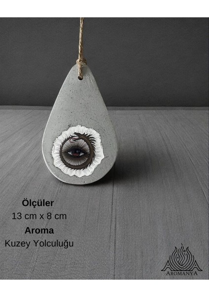 Nazar Boncuğu Resimli Damla Koku Taşı fırsatları