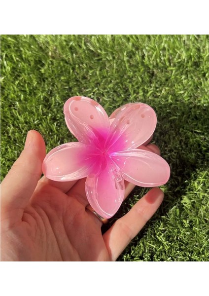 Lotus Çiçeği Mandal Toka Pembe