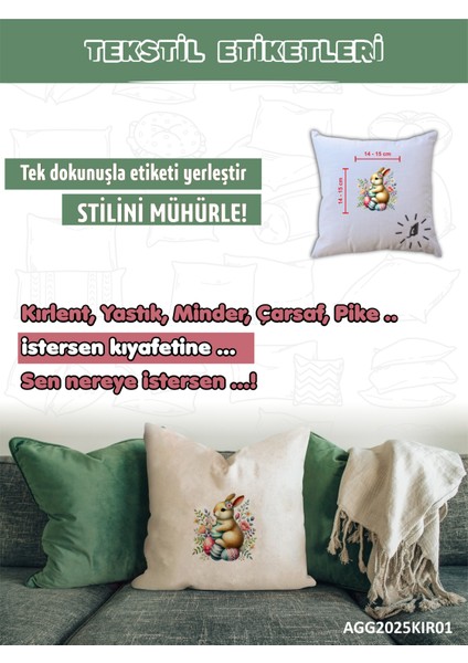 Karışık Kırlent Desenleri Ütü Etiketi 1li Adet fiyatları