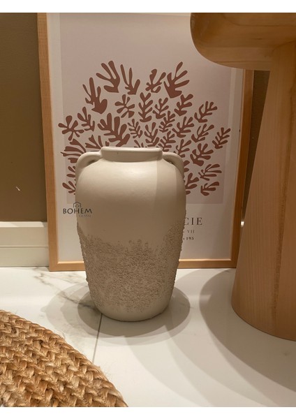 Bej Seramik Dokulu Çift Kollu Küp modelleri