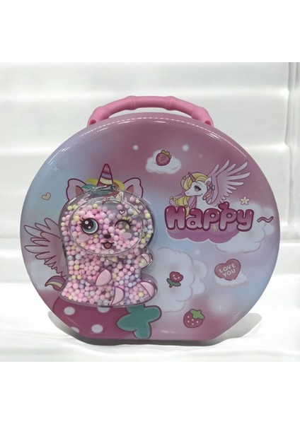 Sevimi Unicorn Dekoratif Renkli ve Çanta Tasarımlı Kumbara