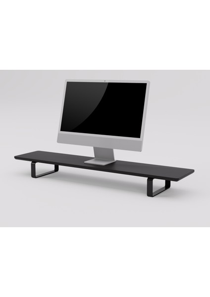Doğal Ahşap Monitör Yükseltici Monitor Altlığı Monitör Sehpası