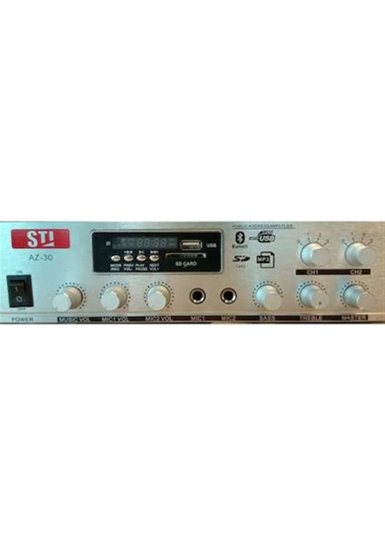 Az 30 Stereo Hat Trafolu Mixer Amplifikatör