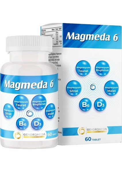 Magmeda-6 60 Tablet Magnezyum Kompleks modelleri