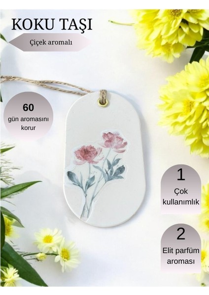 Kelebek Resimli Koku Taşı-6'lı modelleri