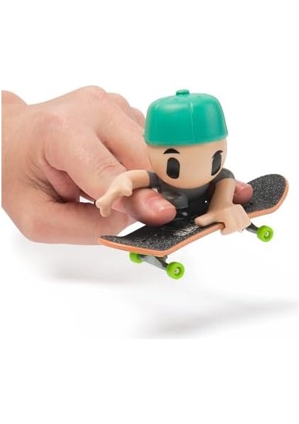 Deck Sk8 Crew, Yardımcı Figürlü Otantik Parmak Kaykayları, Kişiselleştirilebilir Mini Kaykaylar, 5 Yaş ve Üzeri (Çeşitli)