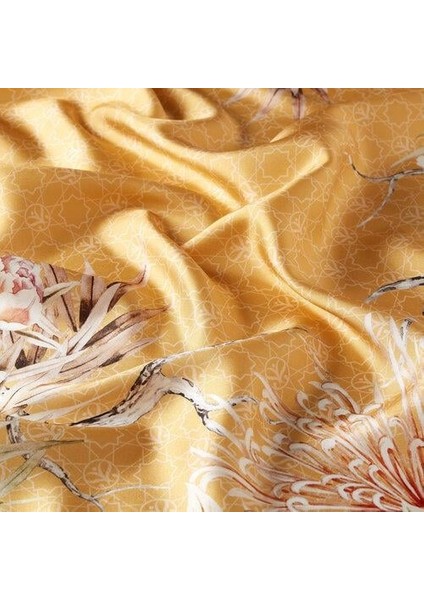 Ipekevi Desenli Eşarp 1203 Sarı