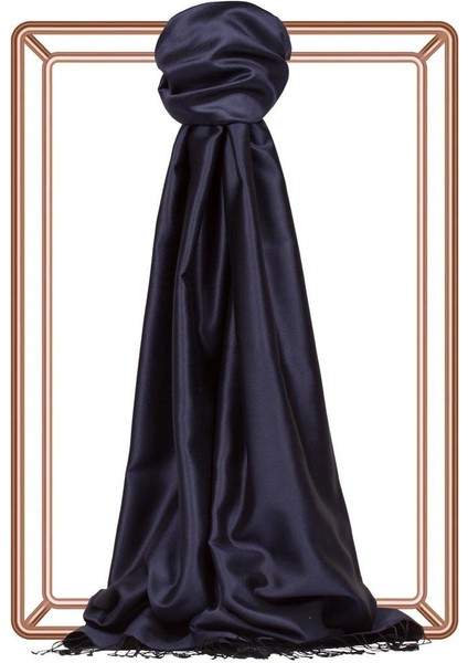 Ipekevi Çift Taraflı Şal 00927 Lacivert