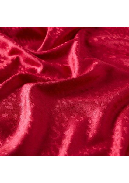 Ipekevi Leopar Jakar Desenli Ipek Şal 05784 Fuşya fiyatları