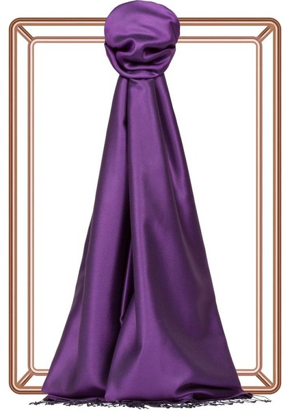 Ipekevi Çift Taraflı Şal 00927 Mor Menekşe