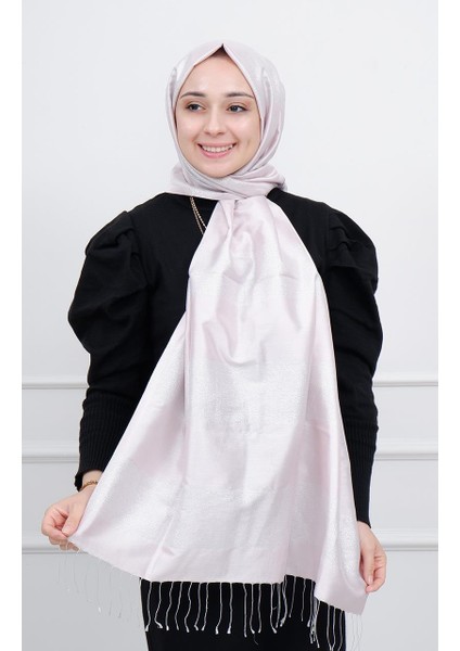 Ipekevi Düşes Simli Şal 4089 Ortanca Pembesi fiyatları