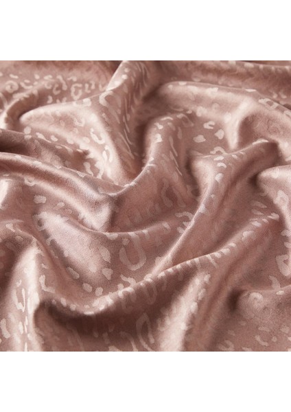 Ipekevi Leopar Jakar Desenli Ipek Şal 05784 Puslu Leylak fiyatları