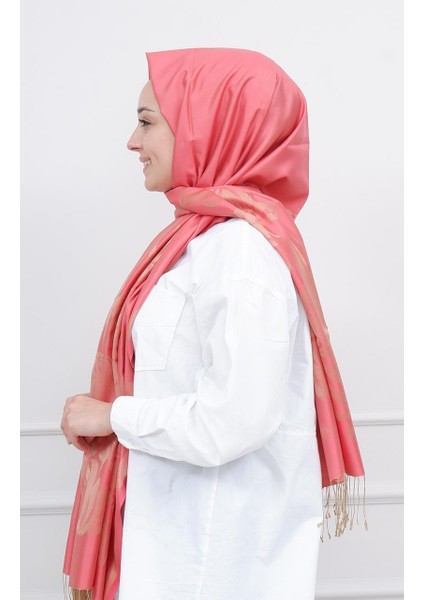 Has Bahçe Ipek Şal 04503 Pembe