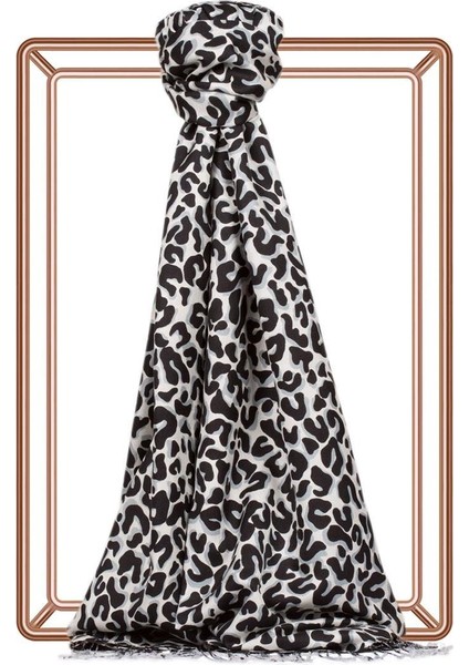 Leopar Desenli Ipek Şal 02452 Siyah fiyatları