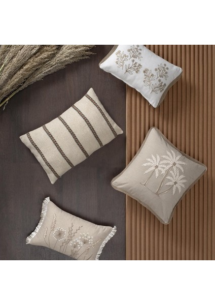 Sistelo Dekoratif Kırlent 30*45 cm Bej