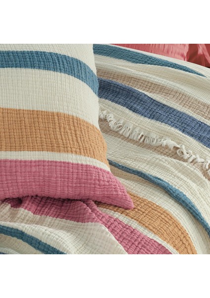 Lamerin Multicolor Çift Kişilik Pamuk Yatak Örtüsü 220*240 cm