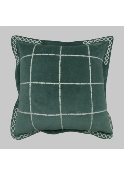Olvera Dekoratif Kırlent 45*45 cm Yeşil