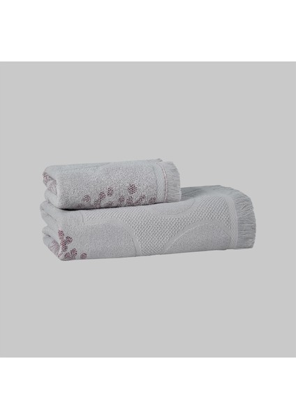 Camille Pamuk Havlu 50*90 cm Gri
