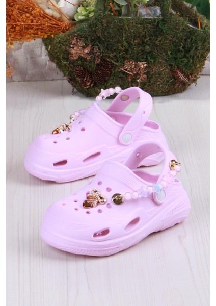 Clx 6990 Plaj Deniz Havuz Terliği Hafif Rahat Esnek Kız Çocuk Terlik modelleri