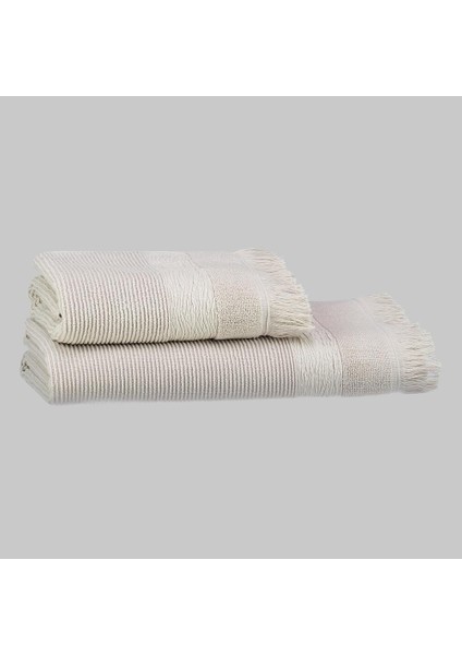 Street Bej Pamuk Havlu 50*90 cm Bej
