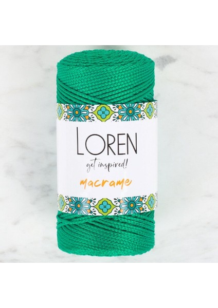 Macrame Yeşil El Örgü İpi - Rm 0175 - 34339