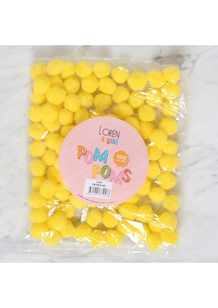 Crafts 2 cm 100 Adet Sari Pon
