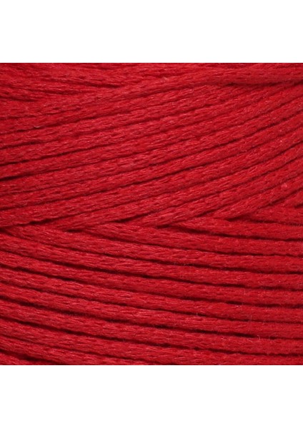 Cotton Macrame Kırmızı - R095 - 34374