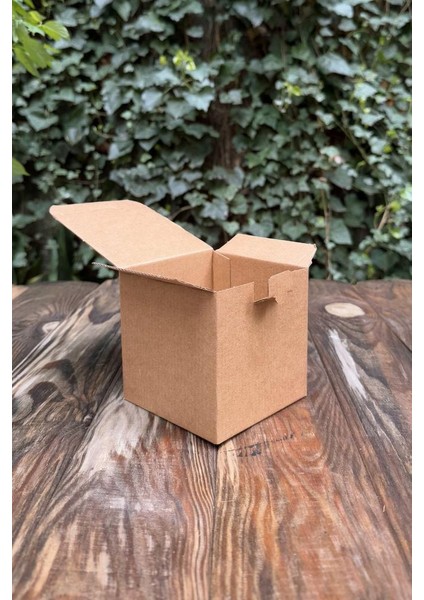 10,5X10,5X10,5 cm Küp Kilitli Kraft Kutu 25 Adet fiyatları