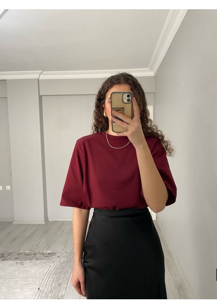 Premium Kalite Vatkalı Pamuklu Kısa Kollu Tshirt