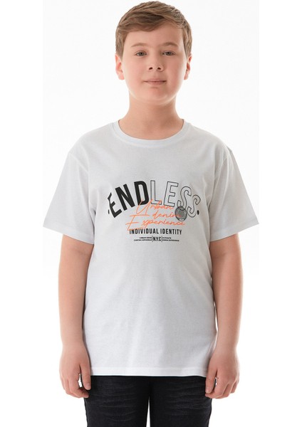 Endless Yazı Baskılı Erkek Çocuk Tişört fiyatları