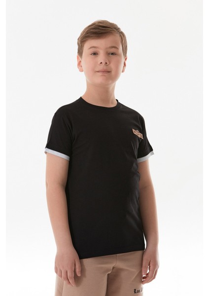 %100 Pamuk Armalı Erkek Çocuk Tişört