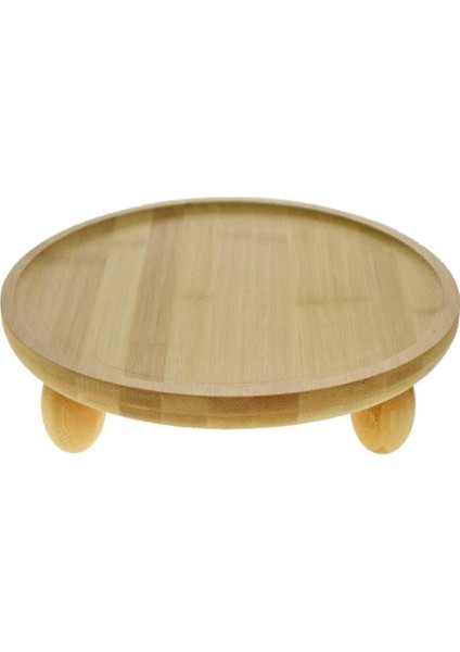 Molino Top Ayaklı Bambu Sunumluk 27 cm MLN-10742