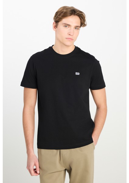Regular Fit Normal Kesim Bisiklet Yaka Pamuklu Siyah Tişört fiyatları