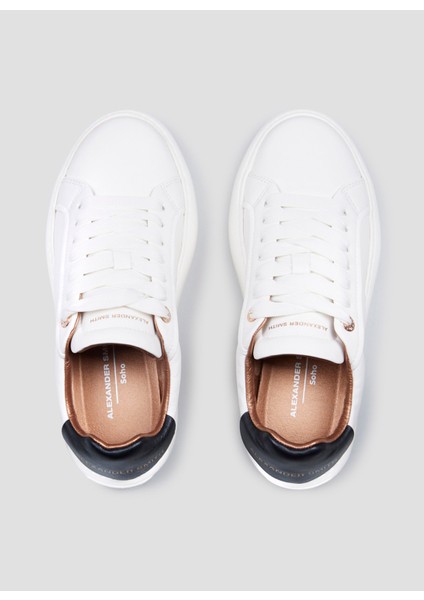 Beyaz - Siyah Kadın Sneaker ASBBSOW3561WBK modelleri
