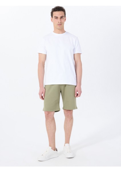 Sweat Şort, 2xl, Haki