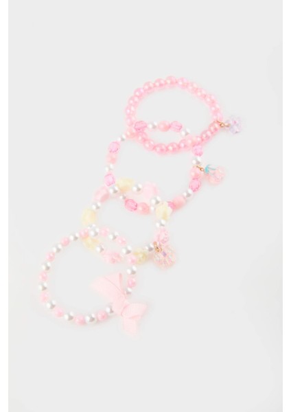 Kız Çocuk 4'lü Pembe Bileklik E8097A8NS