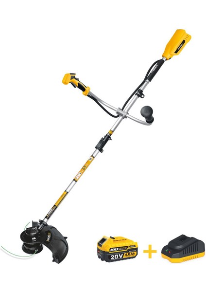 SGS5335 - 20 Volt 4 Amper Akülü Tırpan Motoru Makinesi (Kömürsüz Motor)