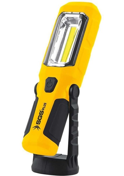 SGS5054 Şarjlı Mıknatıslı Ledli Fener Tamirci Aydınlatma Lambası 350 Lümen USB Şarjlı 4 Kademeli