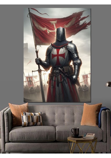 Şövalye Dekoratif Kanvas - Mdf Ahşap Tablo modelleri