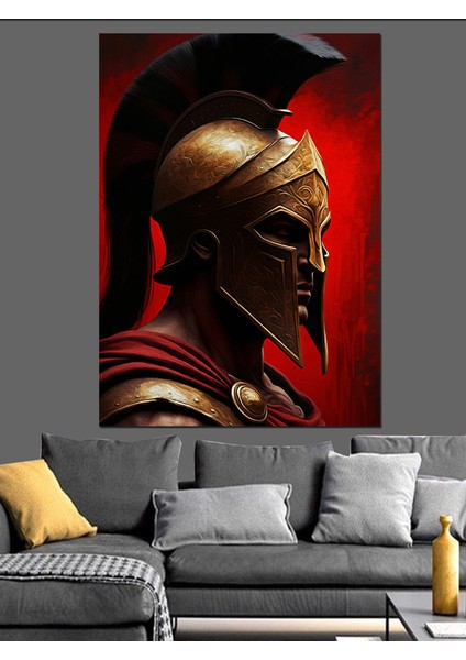 Spartalı Asker Dekoratif Kanvas - Mdf Ahşap Tablo fiyatları