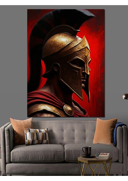 Spartalı Asker Dekoratif Kanvas - Mdf Ahşap Tablo modelleri