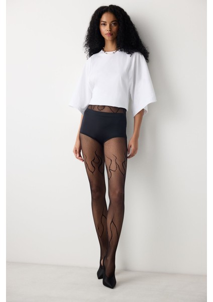 Blaze File Siyah Külotlu Çorap fiyatları